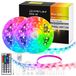 Levitantes RGB Ledstrip, 2 x 5 m, 30 leds 5050, afstandsbediening met 44 knoppen, meerkleurig, ideaal voor decoratie en sfeer