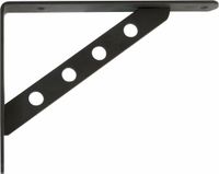 AMIG Plankdrager/steun Heavy Support - metaal - zwart - H300 x B240 mm - Tot 260 kg