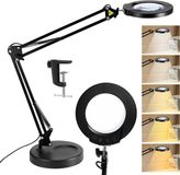 Unyqoos Verstelbare LED Vergrootglaslamp met Klem voor Hobby's en Handwerken