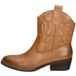 SUB55 Western boots Enkellaarsjes Hak - Cognac - Maat 36