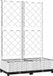 vidaXL Jardinière avec treillis 80x40x121,5 cm Blanc