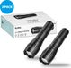 FlinQ lampe torche militaire – 1000 lumen LED – fonction SOS – fonctionne sur piles – étanche – idéal pour kit d'urgence – sécurisé pour enfants – 1000 m de visibilité – 2 pièces