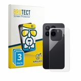 BROTECT Screenprotector 3 Stuks voor Xiaomi 17T Pro (Achterkant) Beschermglas transparant