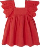 Vertbaudet Robe - bébé - corail - coton