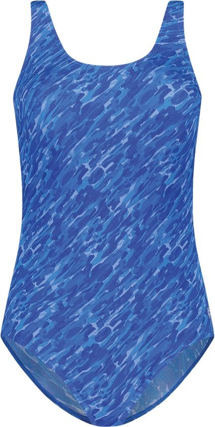 ten Cate dames badpak soft cup camo blauw - 48