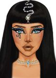 Leg Avenue Cleopatra face jewels sticker
