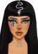 Leg Avenue Cleopatra face jewels sticker