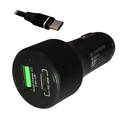 Power4Laptops DC-adapter laptop autolader compatibel met HP Chromebook 15-de0002na