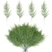 Alpurple 25 stuks kunstmatige dennentakken - 35 cm nep groen planten dennentakjes - kunstdennenbladeren plectrums voor doe-het-zelf slinger ambachten kerst verfraaien en huis tuin decoratie (25 stuks)