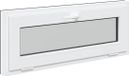 vidaXL Kelderraam RISOR, 100 x 40 cm, PVC en glas