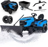 THUNDER® HW-TR-586 Zitmaaier 586cc - 107cm Maaibreedte - Benzine - 4500m² - Inclusief Sneeuwploeg, Aanhanger, Sneeuwkettingen en Hoes