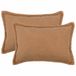 vidaXL - Kussensloop - 2 pcs - HOUTEN - Beige - 50 x 80 cm - Bouclé