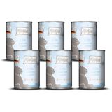 MjAMjAM - Premium natvoer voor katten - Kitten kip & wilde zalm, 6-pack (6 x 400 g), graanvrij met extra veel vlees