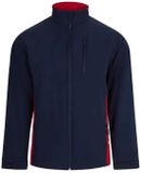 Velilla Softshell jas marine/rood 2XL