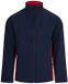 Velilla Softshell jas marine/rood 2XL