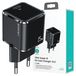 Usams Câble de charge. Câble réseau. 1x USB-C T42 Mini 25W (adaptateur uniquement). Super Si 5V-3A Pd3.0 charge rapide. Noir/Black. Modèle : Cc140Tc01 (Us-Cc140)