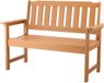 Banc d'extérieur, 128 cm, bois naturel