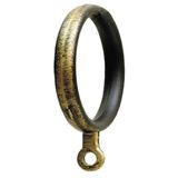 Slijderring, 28 mm ring in zwart en goud, ideaal om te bevestigen, inclusief 10 stuks in zakje.