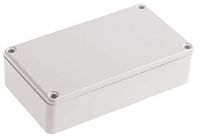 RS PRO Aluminium behuizing grijs buitenmaat 114,5 x 63,6 x 30,3 mm