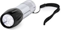 Merkloos / Sans marque Survival zaklamp LED - zwart - compact formaat - preppen/outdoor/kamperen