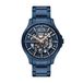 Armani Exchange Męski zegarek z mechanizmem automatycznym i kopertą o średnicy oraz paskiem ze stali szlachetnej skóry lub silikonu