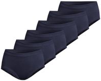 Conta Dames taille pants 6 pack fijnrib donkerblauw