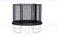 Akrobat Orbit Above ground Trampoline 365 Antraciet, incl. veiligheidsnet