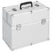 vidaXL Make-up koffer aluminium zilverkleurig 38x23x34 cm