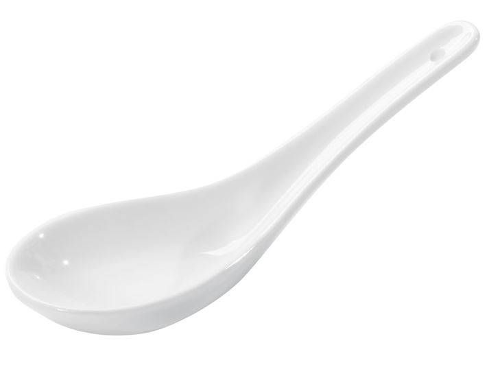 Hendi Sauslepel 133 x 43 x 26 mm Set 6 Wit Porselein