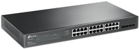 TP-Link JetStream TL-SG2428P - Managed Gigabit PoE+ Switch - 24-Port - L2/L2+ - Black