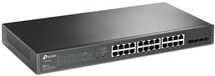 TP-Link JetStream TL-SG2428P - Managed Gigabit PoE+ Switch - 24-Port - L2/L2+ - Black