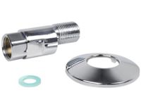 Kirchhoff Steekkabel, 1/2"ET x 1/2"IT, 5 mm, met rozet, uitschakelbaar - 986261455