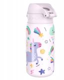 Merkloos RVS Thermosfles - 320 ml - Paars - Eenhoorn Design
