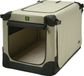 MAELSON Opvouwbare Hondenbench - 2 Deurs - Beige - 82 x 59 x 59 cm