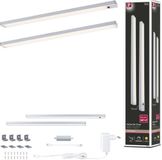Paulmann LED-onderkastverlichting Inline Startersset 3000K dimbaar 2x4W 350x26 mm 2x350lm 230/24V Chroom mat