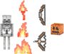 Mattel Minecraft Diamond Level Action Figure Skeleton 14 cm
