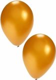 Bellatio Decorations Shoppartners Bv Gouden ballonnen - 150 stuks - ballon versiering goud