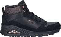 Skechers Uno - Stacre Shine Dames Sneakers - Zwart