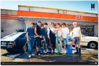 k-pop BTS Gas Station Maxi Poster - 96,5 x 61 cm