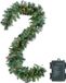 Meisterhome - Guirlande de Noël avec lumières 2,70 mètres - 50 LED - Vert