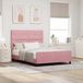 Maison Exclusive - Lit boxspring avec tête de lit Rosa 140 x 190 cm, velours