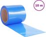 vidaXL Deurgordijn - 200x1,6 mm - 10 m - PVC - Blauw