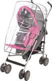 BEBE DOUCEUR Regenhoes voor kinderwagen, universele maat, PVC, transparant