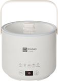 KitchenLove Rijstkoker - 0.4L - Multicooker - Rice Cooker - Slowcooker - 1 tot 2 Personen - Klein - Créme Wit