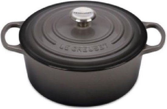 Le Creuset Signature Braadpan Rond - 26cm - Flint - 5.3L - Gietijzer