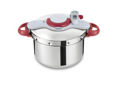 Tefal Clipsominut Perfetct 6L Rood, Roestvrijstaal Snelkookpan
