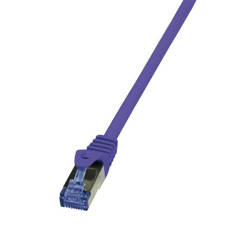LogiLink CQ309VS Netwerkkabel Violet 10 m Cat6a S/FTP