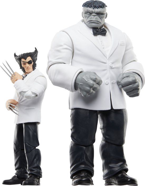 Marvel Hasbro Wolverine 50th Anniversary Marvel Legends Action Figure 2-Pack Marvel's Patch & Joe Fixit 15 cm