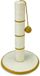 Arquivet Krabpaal Wit / Goud Met Bal 30 * 30 * 46 cm