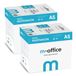 M-Office A5-papier, 80 g, 10 verpakkingen met 500 vellen, multifunctioneel papier voor inkjet- en laserprinters, A5-vellen, 148 x 210 mm, ideaal voor kantoor en thuis, 5000 vellen